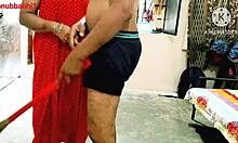 Indian desi mistress gets fucked by servant