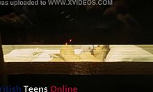 You watch your neighbour masturbating to orgasm