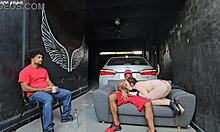 Friend's Girlfriend Notices Hard Cock And Fucks Me