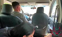 wife sucked me intensely while husband drove