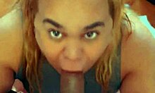 travesti blowjob queen chokes on massive 27cm dick