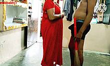 Indian desi mistress gets fucked by servant