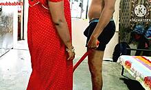 Indian desi mistress gets fucked by servant