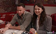 Horny teen Liz Jordan craves public diner sex! 😏🍔