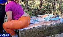 Madrastra Bbw With Huge Ass Has Public Sex With Stranger!