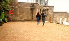 I met a tourist in the park and explored new places together