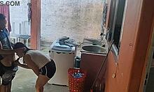 Wife's out and the maid couldn't resist my hard cock 😏