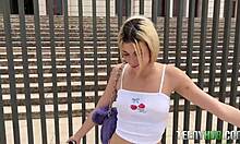 Petite Spanish Blonde Desperate For American Cock - Angelique Lapiedra Don Mulatito