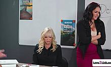 Watch the Dominant Student Spank Those Busty Teachers!