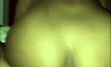 bbw ebony wife cheats with big booty, rides dick and takes backshots till cum covers her ass 😈🍑