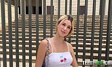 Petite Spanish Blonde Desperate For American Cock - Angelique Lapiedra Don Mulatito