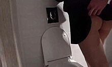 stranger fucks in shopping mall toilet