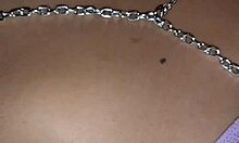 vered's wife teases with toys in purple lingerie bedroom