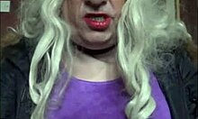 Bisexual Crossdresser Lets Get A Taste Of Each Others Pee While Its Getting Filmed For The World To See