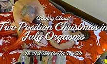Granny Claus Two Position Christmas In July Orgasms