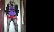 Bisexual Crossdresser Lets Get A Taste Of Each Others Pee While Its Getting Filmed For The World To See