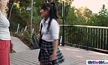 My Busty Stepmommy Stared At My Panties And I Boldly Made My Intense Move On Her