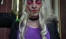 Bisexual Crossdresser Lets Get A Taste Of Each Others Pee While Its Getting Filmed For The World To See