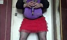 Bisexual Crossdresser Lets Get A Taste Of Each Others Pee While Its Getting Filmed For The World To See
