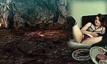 Lovense connected gaming bimbo plays bayonetta episode 5