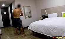 Tanned latina bubble butt pounded doggystyle in sex tape!