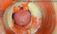 Intensely cumming on your cock with camera deep inside pussy - ASMR 4K