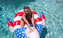 Cute blonde teen 18+ riley star fucked hard at a party by gi joey