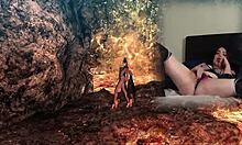 Lovense connected gaming bimbo plays bayonetta episode 5