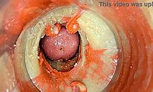 Intensely cumming on your cock with camera deep inside pussy - ASMR 4K