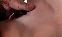 This chick gives a blowjob but can't deepthroat.