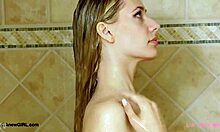 Blonde Takes Shower
