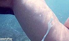 Underwater Creampie While Swimming After Cum Inside Pussy! Wow!