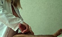 Beautiful Masseuse Shocked by Client