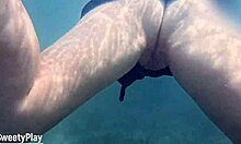 Underwater Creampie While Swimming After Cum Inside Pussy! Wow!