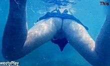 Underwater Creampie While Swimming After Cum Inside Pussy! Wow!