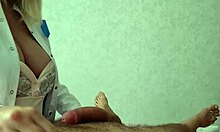 Beautiful Masseuse Shocked by Client