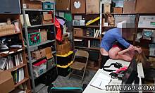 Blonde teen 18+ gets hardcore fucked by police officer in uniform at traffic stop