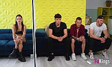 hardcore date for young rubi she must choose one guy to fuck among three 😈