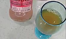 Homemade amateur video of beautiful black toes and bare feet in food fetish play