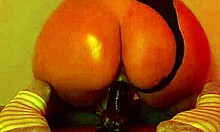 Juicy ass bounces on black cock in hardcore action