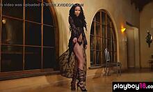 Classy Amateur Brunette Babe Undresses to Present Petite All-Natural Body