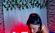 rough deep throat drooling session