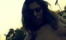 Slim teen plays with her hairy pussy while nobody's home