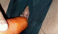 thick freak sucks huge loads on face ass and tits