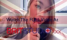 Hot British Teen Swallows Cum In Deepthroat Session