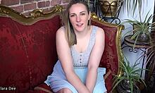 Chastity edging joi with vibrator contrasts teasing denial and release