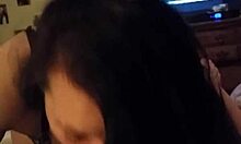 BBW Girlfriend Deepthroats Dick