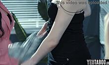 Big tits milf borrows besties teen 18+ secretary for some lesbian sex