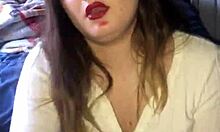 Lipstick blowjob handjob cum 😘