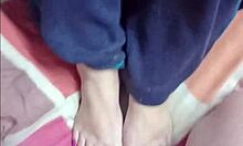 Stacy mom gives stepson emotional kinky footjob